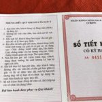 Sổ tiết kiệm lập bằng tiền riêng