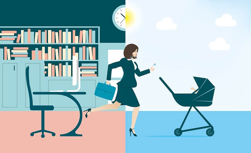 mất cân bằng công việc và gia đình